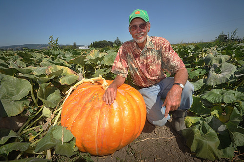 Oregon Farmer Uses Conservation to Grow Farm, Giant Pumpkins